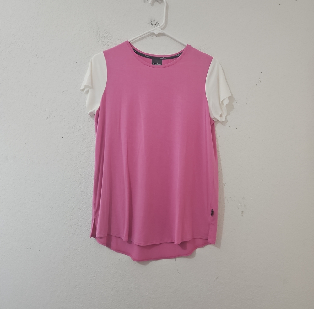 ​Belyn Key Colorblock Tunic Tee Soft Modal Stretch Top Size Medium Women